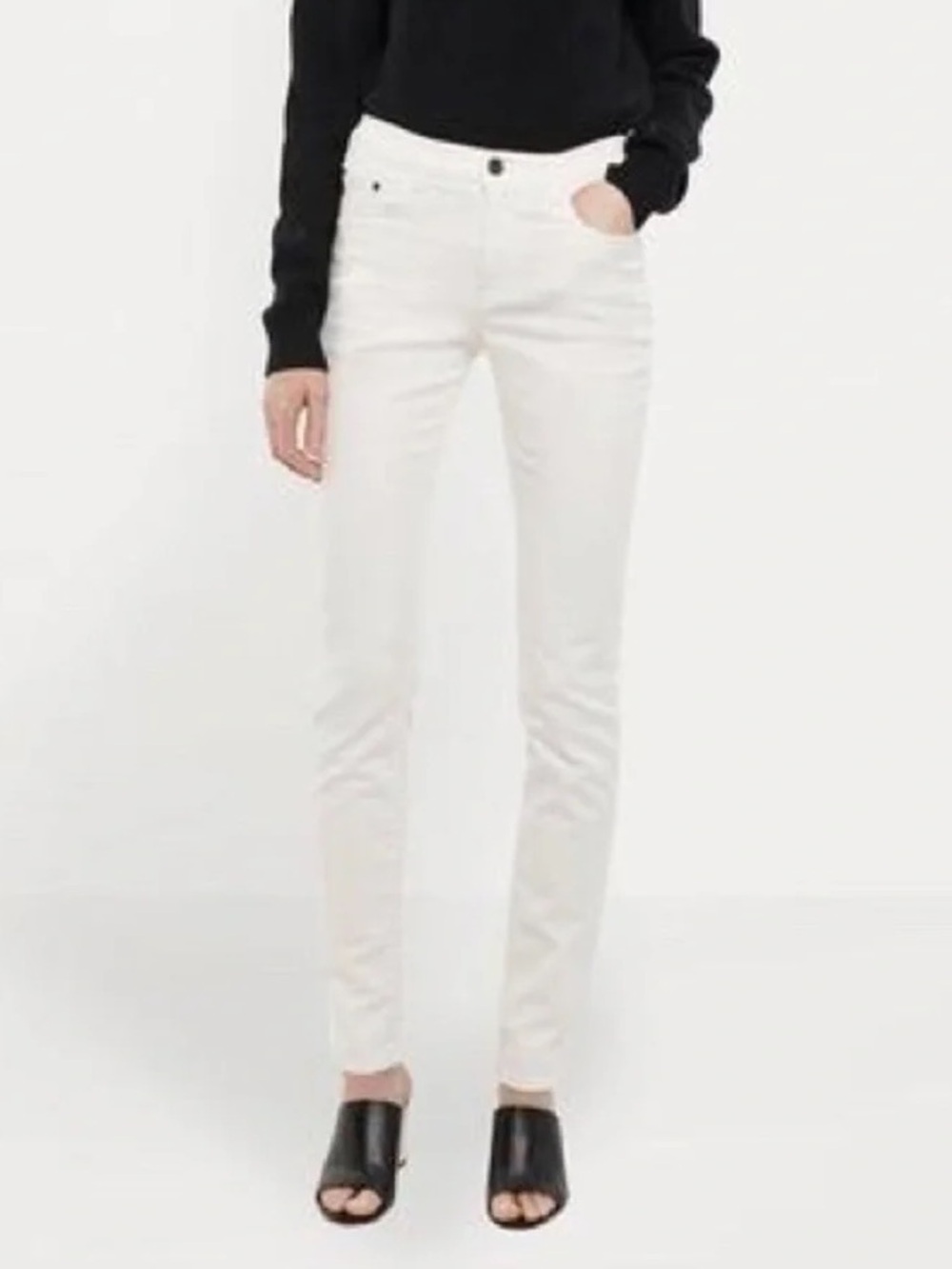Proenza Schouler PS1-J2 Boy Jean Creamy White Mid Rise Boyish Women’s Sz 28